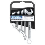 Casa si Gradina - Constructii - Scule de mana si unelte - Chei si truse chei - Set 12 chei combinate 6-22 HYUNDAI HY-59504 - Infinity.ro