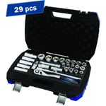 Casa si Gradina - Constructii - Scule de mana si unelte - Chei si truse chei - Set 29 chei tubulare 1/2 HYUNDAI HY-59653 - Infinity.ro