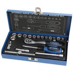 Casa si Gradina - Constructii - Scule de mana si unelte - Chei si truse chei - Trusa chei tubulare 1/4 20 buc Hyundai HY-59671 - Infinity.ro