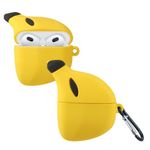 TV, Audio-Video si Foto - Portabile audio - Casti audio - Husa pentru casti Apple AirPods 3, Kwmobile, Galben, Silicon, 56695.02 - Infinity.ro