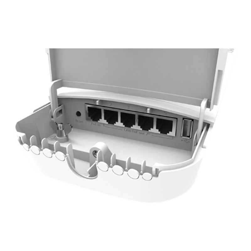 PC, gaming si accesorii - Retelistica - Wireless - Antene retelistica si accesorii - OmniTIK 5 POE ac, 2 antene 7.5dBi 5GHz, 802.11an/ac, 5 x Gigabit LAN (4 PoE-OUT), PoE - MikroTik RBOmniTikPG-5HacD - Infinity.ro