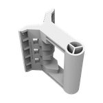 PC, gaming si accesorii - Retelistica - Wireless - Antene retelistica si accesorii - Adaptor montare pe perete antene mari - Mikrotik QME - Infinity.ro