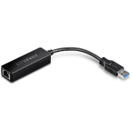 PC, gaming si accesorii - Retelistica - Placi de retea - Adaptor USB 3.0 la Ethernet Gigabit RJ45 - TRENDnet TU3-ETG - Infinity.ro