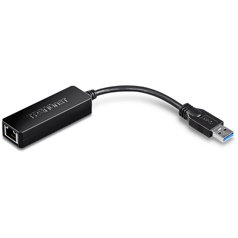 PC, gaming si accesorii - Retelistica - Placi de retea - Adaptor USB 3.0 la Ethernet Gigabit RJ45 - TRENDnet TU3-ETG - Infinity.ro