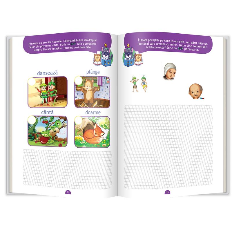 Carti si Birotica - Carti - Carti pentru copii - Carti interactive - Pot sa citesc si sa scriu! Nivelul 1 Spiridusii cizmari - Infinity.ro