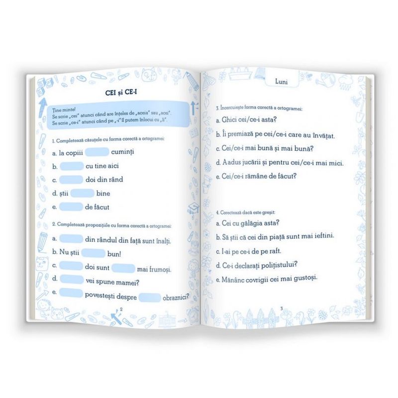 Carti si Birotica - Carti - Carti pentru copii - Activitati extracurriculare - Exersez! Ortograme.Partea a II-a - Infinity.ro