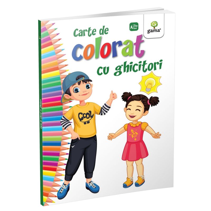 Carti si Birotica - Carti - Carti pentru copii - Carti de colorat - Carte de colorat cu ghicitori - Infinity.ro