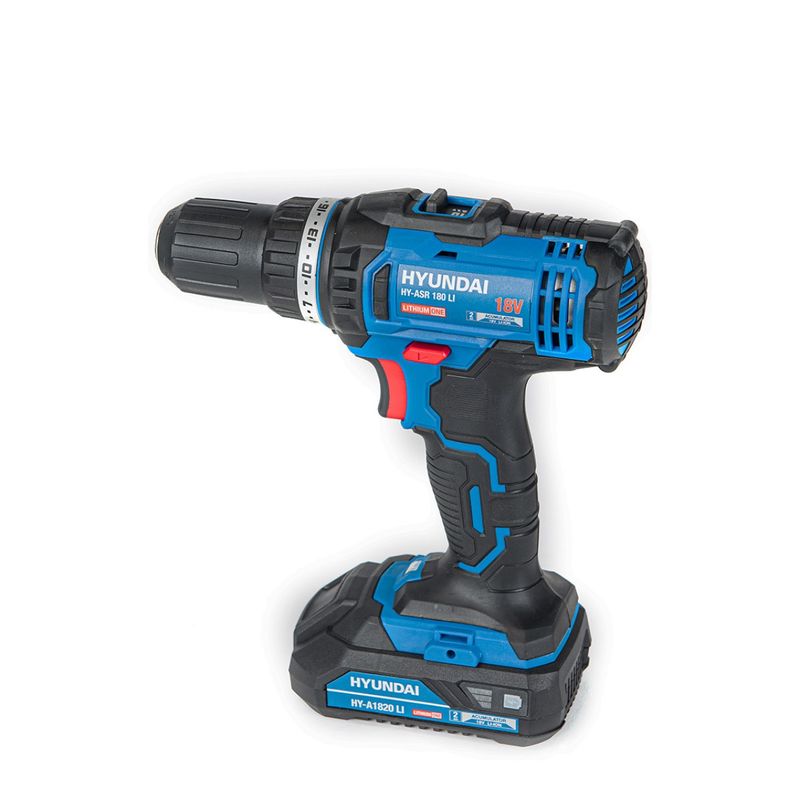 Casa si Gradina - Constructii - Scule electrice si accesorii - Masini de gaurit si insurubat - Masina de gaurit/insurubat cu acumulator Hyundai HY-ASR 180 LI 18V, 1 acum.2.0Ah - Infinity.ro