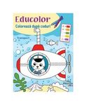 Carti si Birotica - Carti - Carti pentru copii - Carti de colorat - Coloreaza dupa coduri. Transport - Cecile Marbehant - Infinity.ro