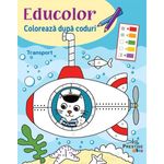 Carti si Birotica - Carti - Carti pentru copii - Carti de colorat - Coloreaza dupa coduri. Transport - Cecile Marbehant - Infinity.ro