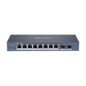 Switch 8 porturi Gigabit PoE, 2 port SFP uplink, SMART Management - HIKVISION DS-3E1510P-SI