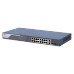 PC, gaming si accesorii - Retelistica - Switch-uri - Switch-uri cu management - Switch 16 porturi PoE 100Mbps, 2 port uplink Gigabit, SMART Management - HIKVISION DS-3E1318P-EI - Infinity.ro