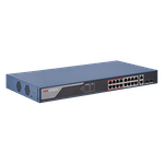 PC, gaming si accesorii - Retelistica - Switch-uri - Switch-uri cu management - Switch 16 porturi PoE 100Mbps, 2 port uplink Gigabit, SMART Management - HIKVISION DS-3E1318P-EI - Infinity.ro