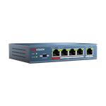 PC, gaming si accesorii - Retelistica - Switch-uri - Switch-uri fara management - Switch 4 porturi PoE, 1 port uplink- HIKVISION DS-3E0105P-E-M - Infinity.ro