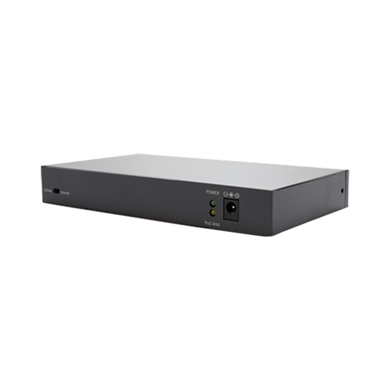 PC, gaming si accesorii - Retelistica - Switch-uri - Switch-uri fara management - Switch 8 porturi PoE, 2 porturi uplink RJ45 - UNV NSW2020-10T-POE-IN - Infinity.ro