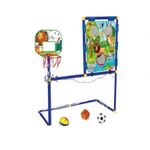 Jucarii, Copii si Bebe - Jucarii si jocuri - Jucarii de exterior - Spatii de joaca si accesorii - Set sport 3 in 1, baschet, fotbal, rugby, 7Toys - Infinity.ro