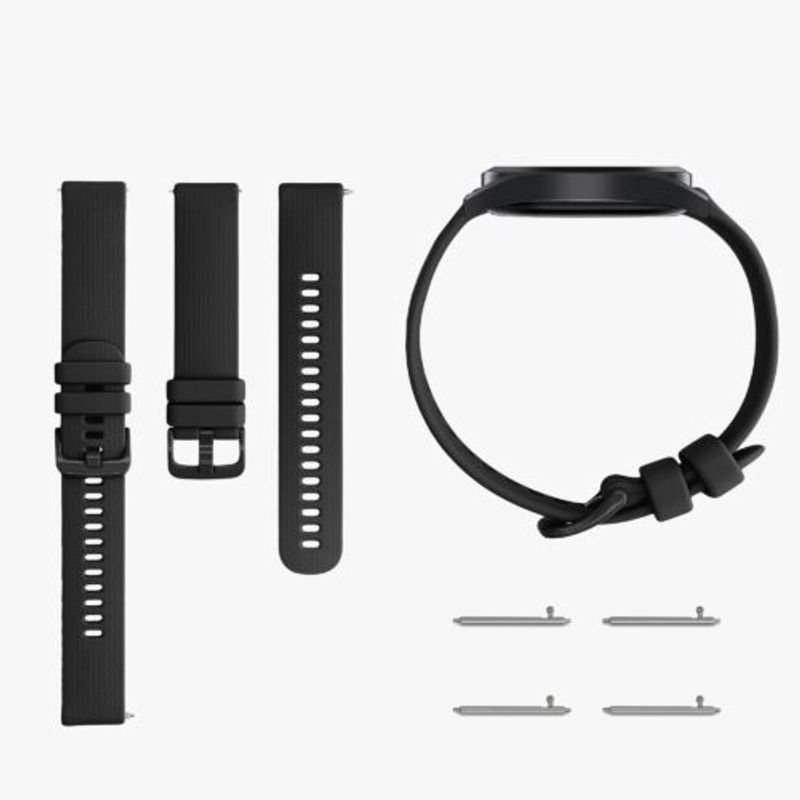 Laptop, Telefoane si Tablete - Wearables si gadgeturi - Wearables - Accesorii wearables - Set 2 curele pentru Garmin Venu Sq/Venu Sq Music, Kwmobile, Negru/Alb, Silicon, 57776.06 - Infinity.ro