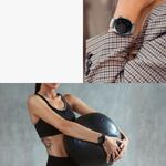 Laptop, Telefoane si Tablete - Wearables si gadgeturi - Wearables - Accesorii wearables - Set 2 curele pentru Garmin Venu Sq/Venu Sq Music, Kwmobile, Negru/Alb, Silicon, 57776.06 - Infinity.ro