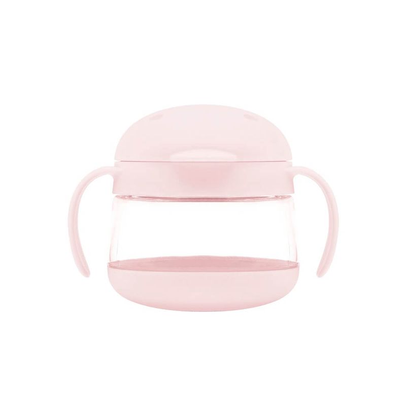 Jucarii, Copii si Bebe - Hrana si alaptare - Biberoane, suzete si accesorii hranire - Articole hranire bebelusi - Set 2 cani pentru gustare Ubbi roz si vernil - Infinity.ro