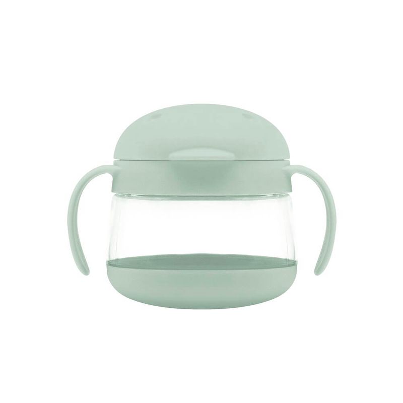 Jucarii, Copii si Bebe - Hrana si alaptare - Biberoane, suzete si accesorii hranire - Articole hranire bebelusi - Set 2 cani pentru gustare Ubbi roz si vernil - Infinity.ro