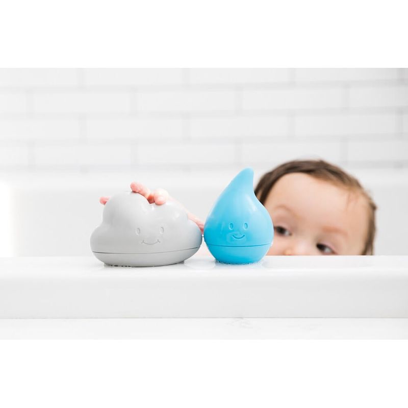 Jucarii, Copii si Bebe - Jucarii si jocuri - Jucarii bebelusi - Jucarii de baie - Set 2 jucarii de baie Ubbi norisor si picatura de ploaie - Infinity.ro