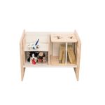 Jucarii, Copii si Bebe - Jucarii si jocuri - Jucarii & jocuri educative - Jucarii interactive - Set Montessori masa si doua scaune cu fluturasi, 7Toys - Infinity.ro