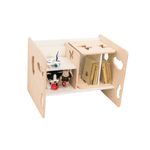 Jucarii, Copii si Bebe - Jucarii si jocuri - Jucarii & jocuri educative - Jucarii interactive - Set Montessori masa si doua scaune cu fluturasi, 7Toys - Infinity.ro