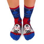 Fashion, accesorii si bijuterii - Femei - Lenjerie si pijamale femei - Sosete si ciorapi femei - Sosete bambus de craciun Comfort Feet Socks CHRISTMAS WOLF, 43-46 - Infinity.ro