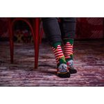 Fashion, accesorii si bijuterii - Femei - Lenjerie si pijamale femei - Sosete si ciorapi femei - Sosete bambus de craciun Comfort Feet Socks CHRISTMAS MOUSE, 43-46 EU - Infinity.ro