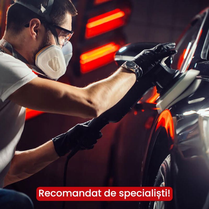 Auto si Moto - Intretinere auto - Produse curatare auto - Set Premium 18 Piese detailing auto, GlowforHome, pensule detaliere, burete aplicator, laveta microfibra, Rosu-negru - Infinity.ro