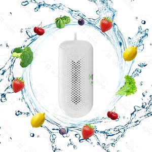 Aparat curatare, dezinfectare si sterilizare alimente GlowforHome, Carne, Legume, Fructe, portabil, USB, Alb