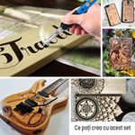 Casa si Gradina/Constructii/Scule electrice si accesorii/Accesorii pistoale de lipit - Set 28 piese varfuri si capete de schimb pentru letcon, GlowforHome, pentru gravura si statia de lipit, Auriu/Argintiu - Infinity.ro