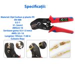 Casa si Gradina - Constructii - Scule de mana si unelte - Clesti si patenti - Kit profesional pentru sertizarea cablurilor electrice, GlowforHome, 600 conectori si protectii, cutie conectori, rosu - Infinity.ro