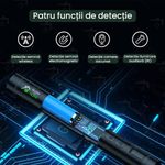 Laptop, Telefoane si Tablete - Wearables si gadgeturi - Gadgeturi - Dispozitive spionaj - Detector Aparate Spionaj si camere ascunse, GlowforHome, Microfoane, Localizatoare GPS, Reportofoane, 1-8000MHZ, negru - Infinity.ro