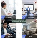 Laptop, Telefoane si Tablete - Wearables si gadgeturi - Gadgeturi - Dispozitive spionaj - Detector Aparate Spionaj si camere ascunse, GlowforHome, Microfoane, Localizatoare GPS, Reportofoane, 1-8000MHZ, negru - Infinity.ro