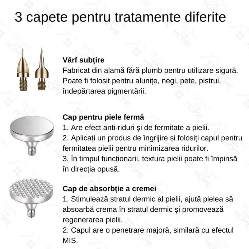 Ingrijire personala si Cosmetice - Aparate & accesorii ingrijire personala - Aparate cosmetice - Aparate intretinere si ingrijire corporala - Aparat Fibroblast Plasma Pen, GlowforHome, pentru indepartarea Tatuajelor, Cicatricilor, Alunitelor, Pistruilor, Alb - Infinity.ro