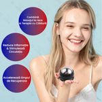 Ingrijire personala si Cosmetice - Sanatate si wellness - Articole wellness - Aparate si dispozitive de masaj - Sfera de Masaj si Crioterapie, GlowforHome, Ameliorarea Durerilor la rece/cald, relaxare corporala, Negru/Argintiu - Infinity.ro