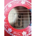 TV, Audio-Video si Foto - Instrumente muzicale - Instrumente clasice - Chitara clasica IdeallStore®, 95 cm, lemn, Cutaway, rosie, husa inclusa - Infinity.ro