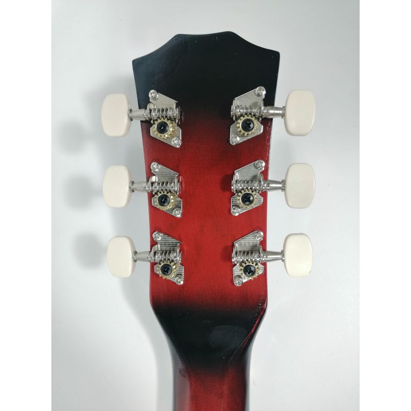 TV, Audio-Video si Foto - Instrumente muzicale - Instrumente clasice - Chitara clasica IdeallStore®, 95 cm, lemn, Cutaway, rosie, husa inclusa - Infinity.ro