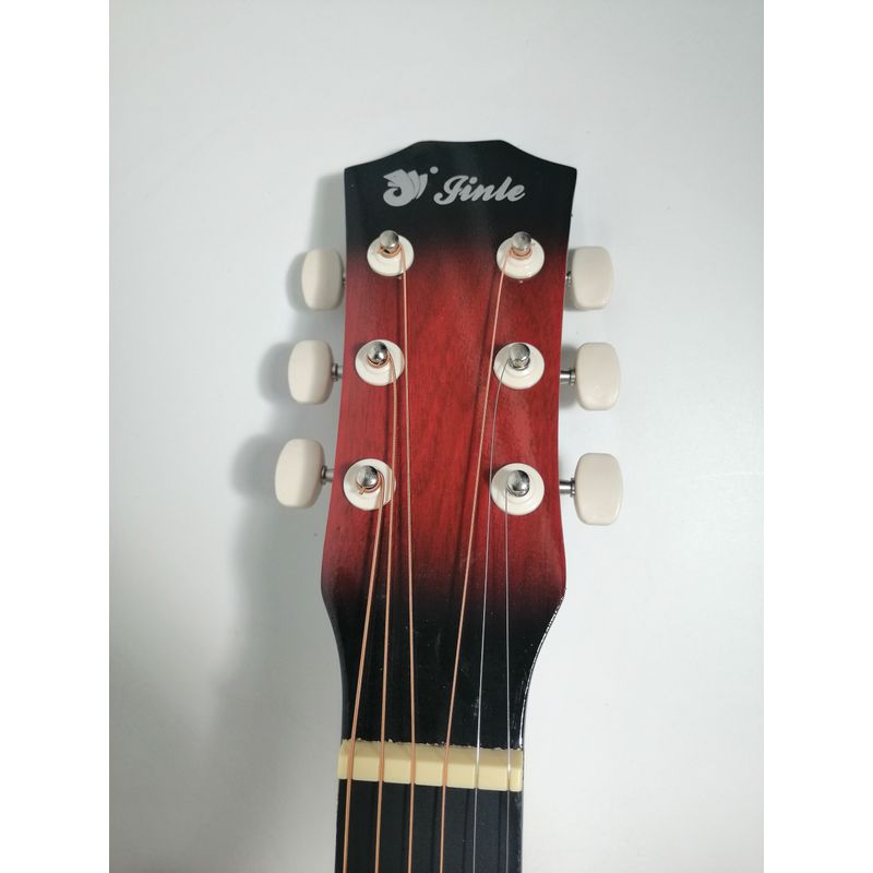 TV, Audio-Video si Foto - Instrumente muzicale - Instrumente clasice - Chitara clasica IdeallStore®, 95 cm, lemn, Cutaway, rosie, husa inclusa - Infinity.ro