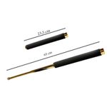 Sport si Outdoor - Sporturi de contact - Produse autoaparare - Set baston telescopic 65 cm auriu + box craniu negru - Infinity.ro