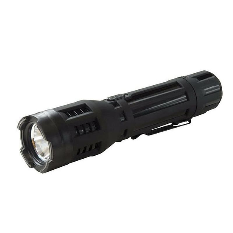 Sport si Outdoor - Sporturi de contact - Produse autoaparare - Electrosoc autoaparare cu lanterna IdeallStore®, Saber Power, 5000 KW, negru, aluminiu, husa inclusa - Infinity.ro
