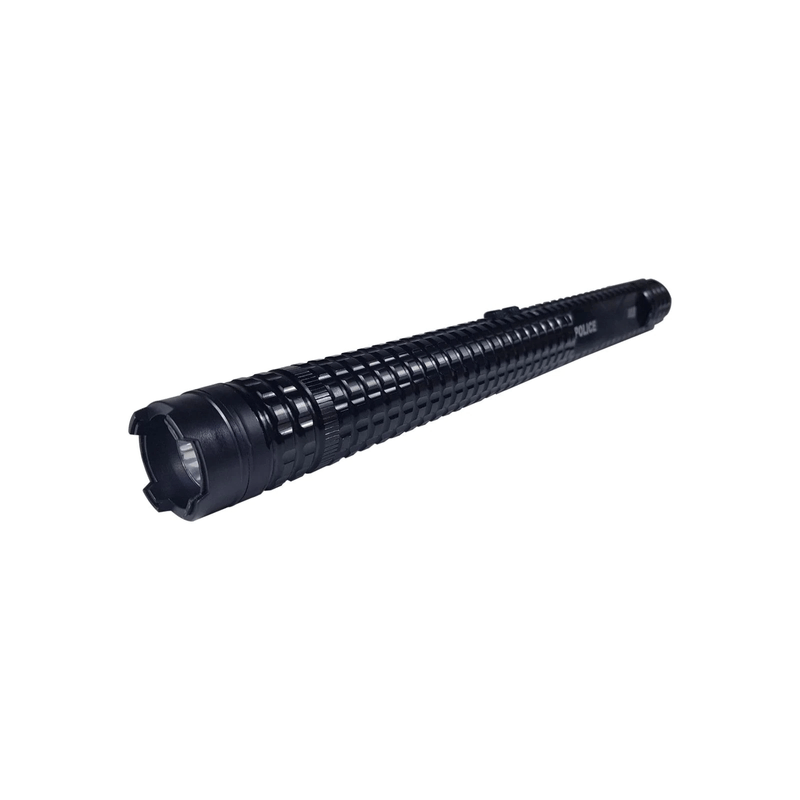 Sport si Outdoor - Sporturi de contact - Produse autoaparare - Baston electrosoc si lanterna IdeallStore®, Rowdy X8, metalic, 35 cm, negru - Infinity.ro