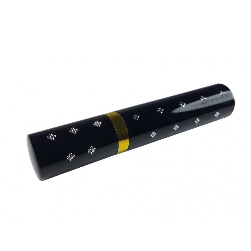 Sport si Outdoor - Sporturi de contact - Produse autoaparare - Mini electrosoc IdeallStore® in forma de ruj, Lipstick Trouble, cu lanterna, negru - Infinity.ro