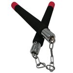 Sport si Outdoor - Sporturi de contact - Produse autoaparare - Nunceag-nunchucku, burete, negru, 30 cm - Infinity.ro