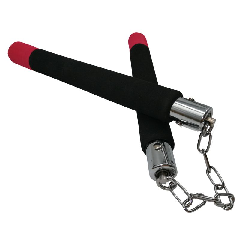 Sport si Outdoor - Sporturi de contact - Produse autoaparare - Nunceag-nunchucku, burete, negru, 30 cm - Infinity.ro