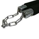 Sport si Outdoor - Sporturi de contact - Produse autoaparare - Nunceag-nunchucku, burete, negru, 30 cm - Infinity.ro