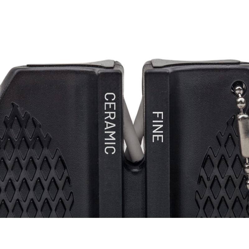 Sport si Outdoor - Camping - Cutite, bricege si accesorii - Accesorii cutite si bricege - Acutitoare portabila pentru cutite IdeallStore®, Carry Sharp, 2 moduri, negru - Infinity.ro