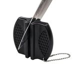 Sport si Outdoor - Camping - Cutite, bricege si accesorii - Accesorii cutite si bricege - Acutitoare portabila pentru cutite IdeallStore®, Carry Sharp, 2 moduri, negru - Infinity.ro