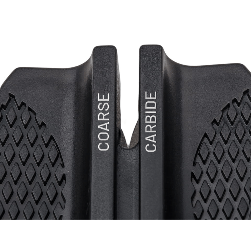 Sport si Outdoor - Camping - Cutite, bricege si accesorii - Accesorii cutite si bricege - Acutitoare portabila pentru cutite IdeallStore®, Carry Sharp, 2 moduri, negru - Infinity.ro